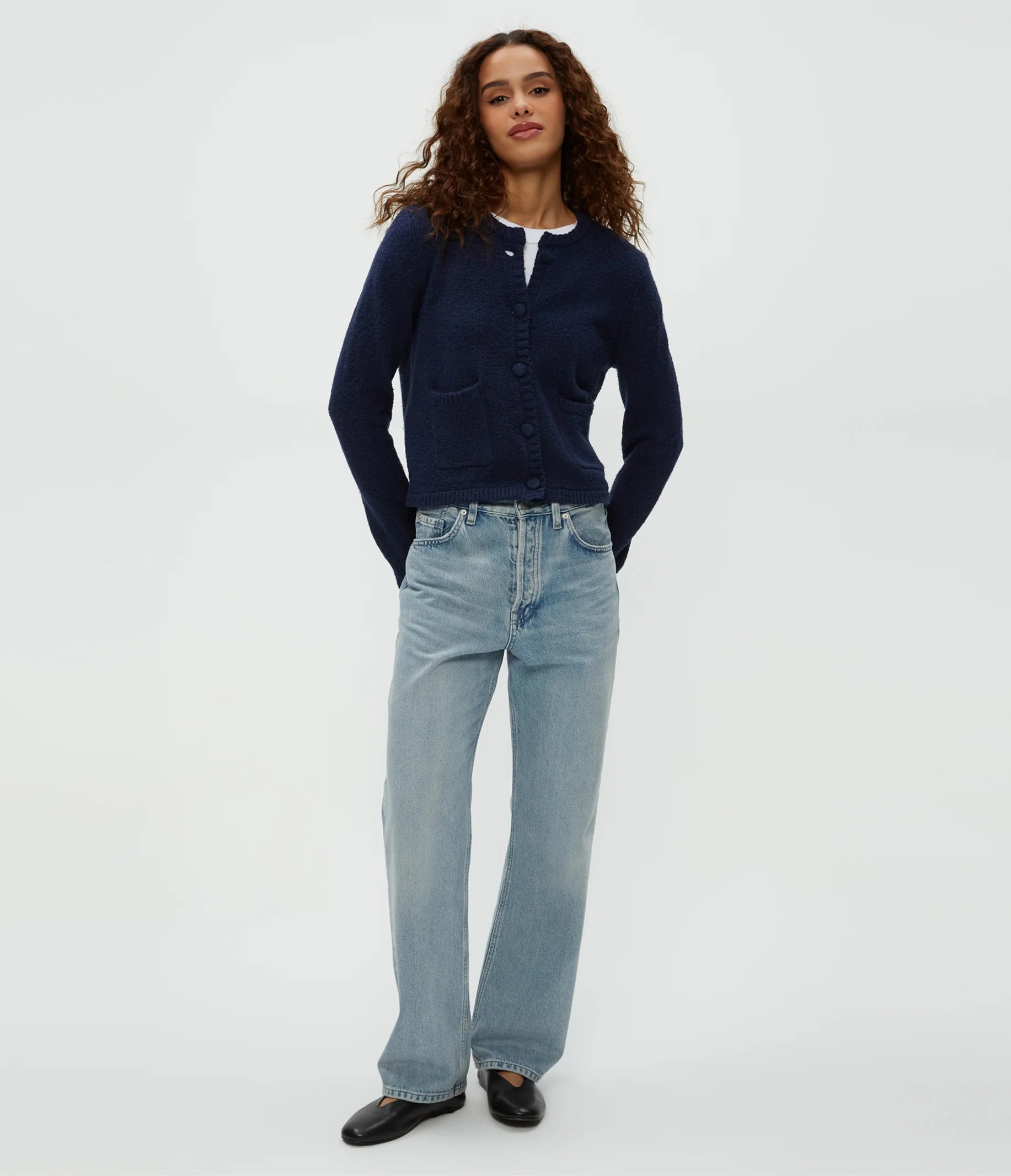 Michael Stars Opaline Cardigan - Navy - THE INVITE