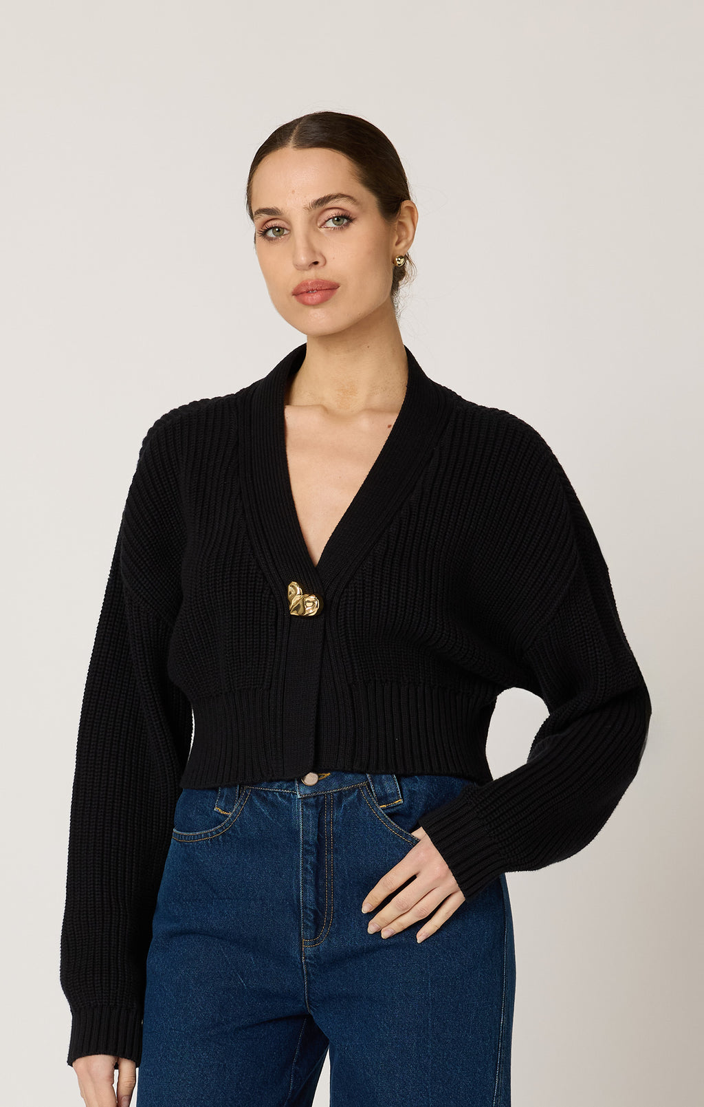 Cleobella Heart Sweater Cardigan