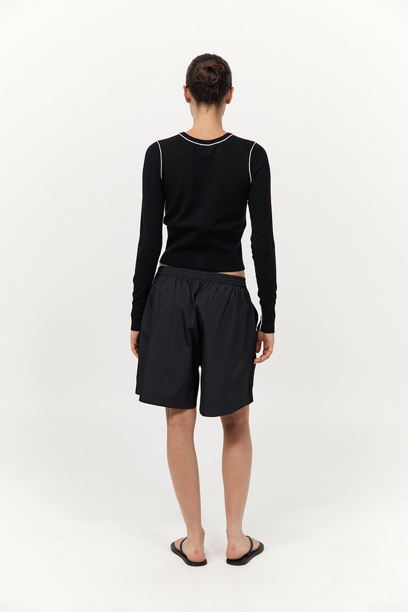 St. Agni Wool Fine Line Cardigan