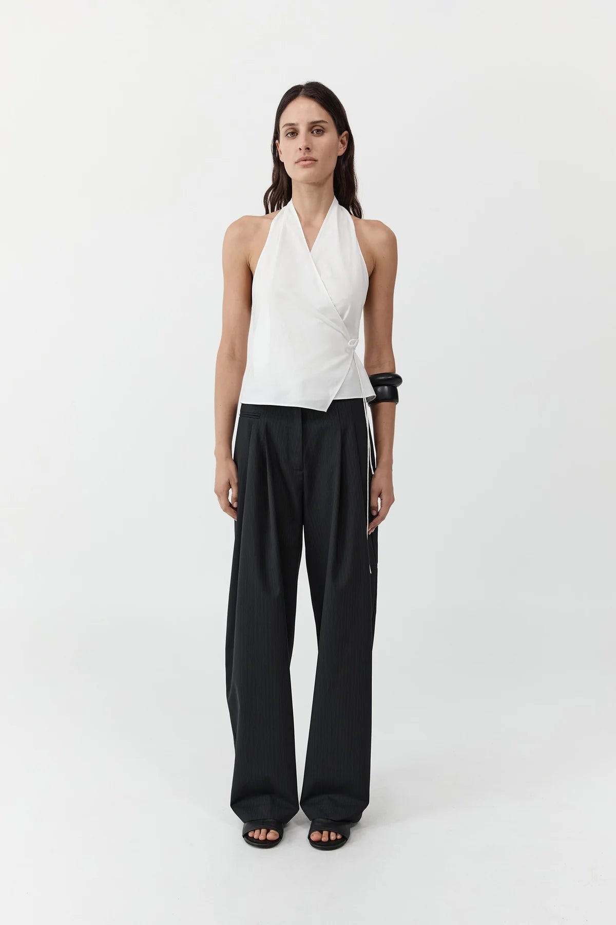St. Agni - Oxford Wrap Top
