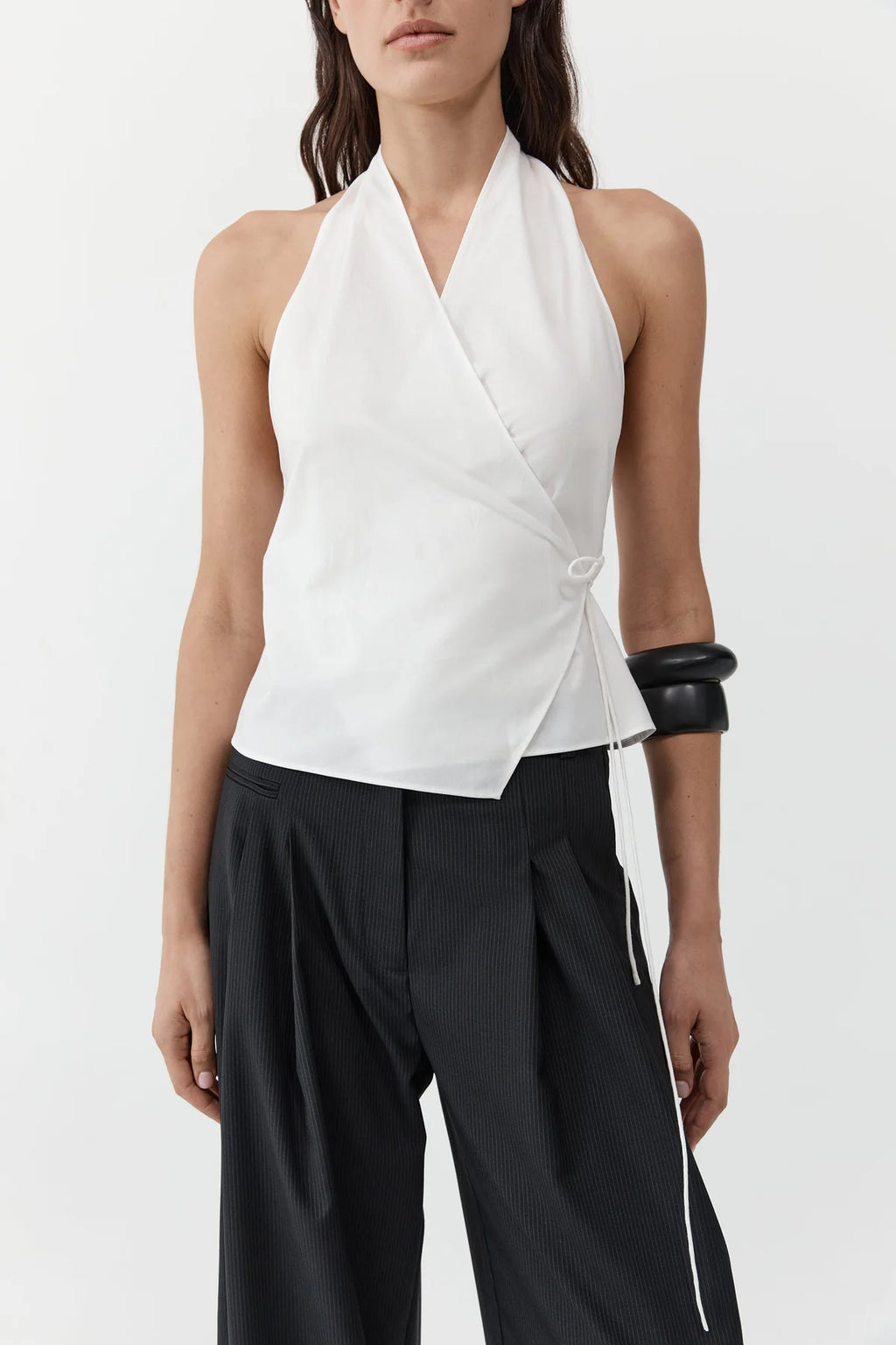 St. Agni - Oxford Wrap Top