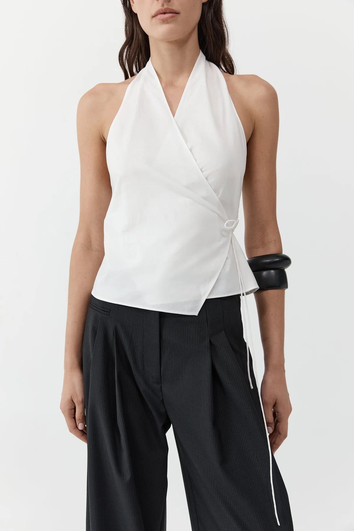 St. Agni - Oxford Wrap Top
