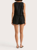 Load image into Gallery viewer, Faithfull The Brand Elia Linen Top in Black
