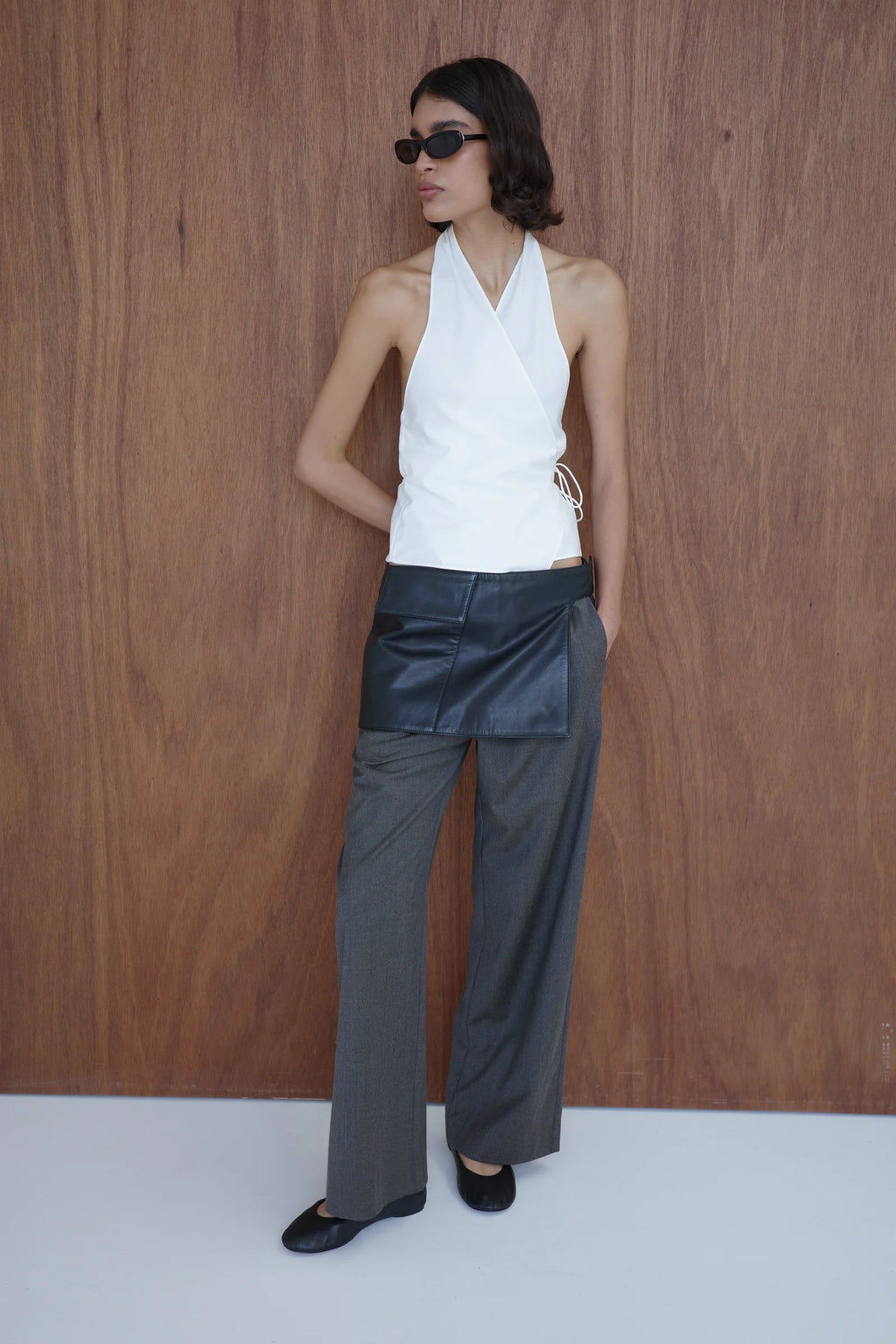 St. Agni - Oxford Wrap Top