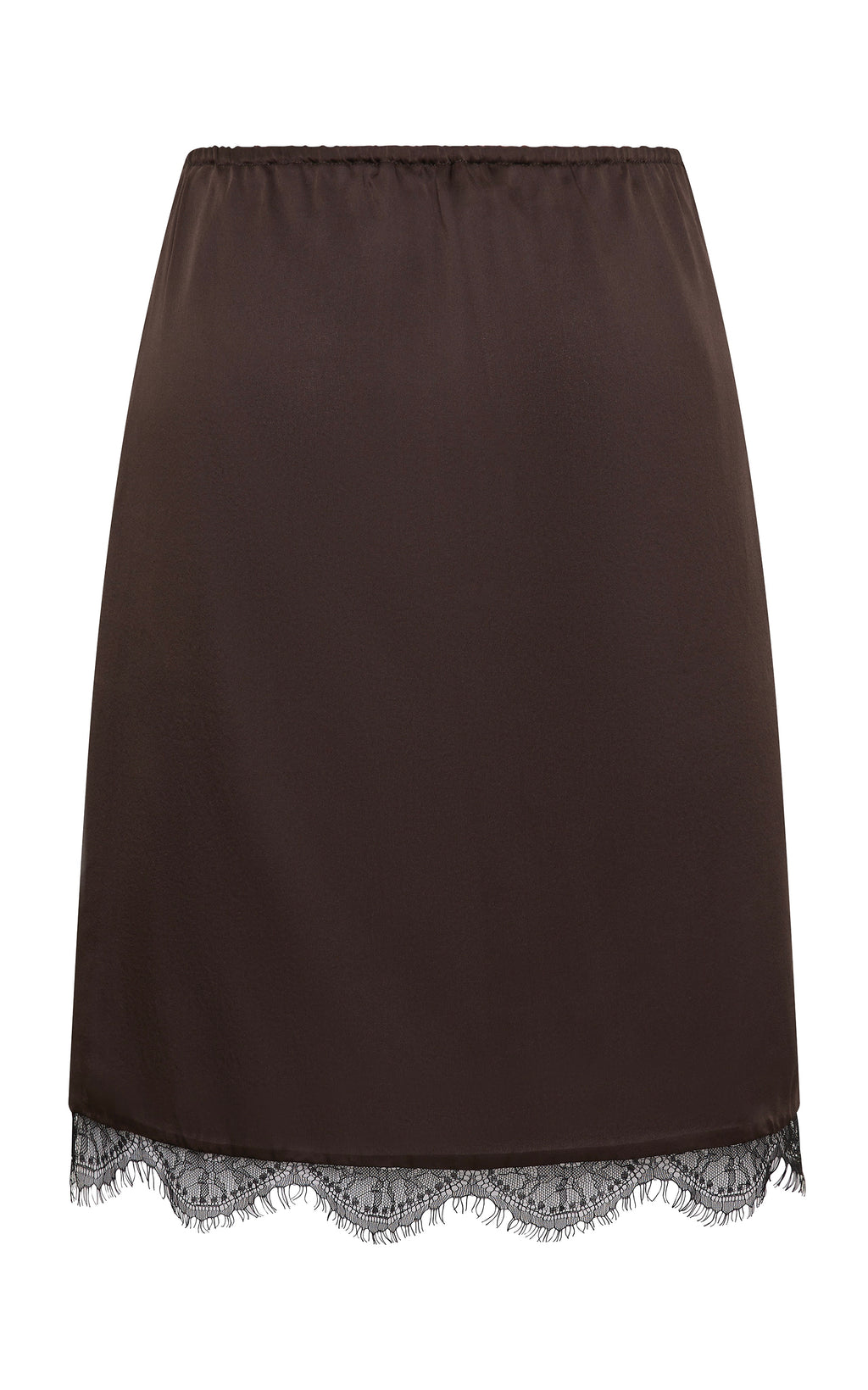 St. Agni - Fine Lace Skirt in Bark
