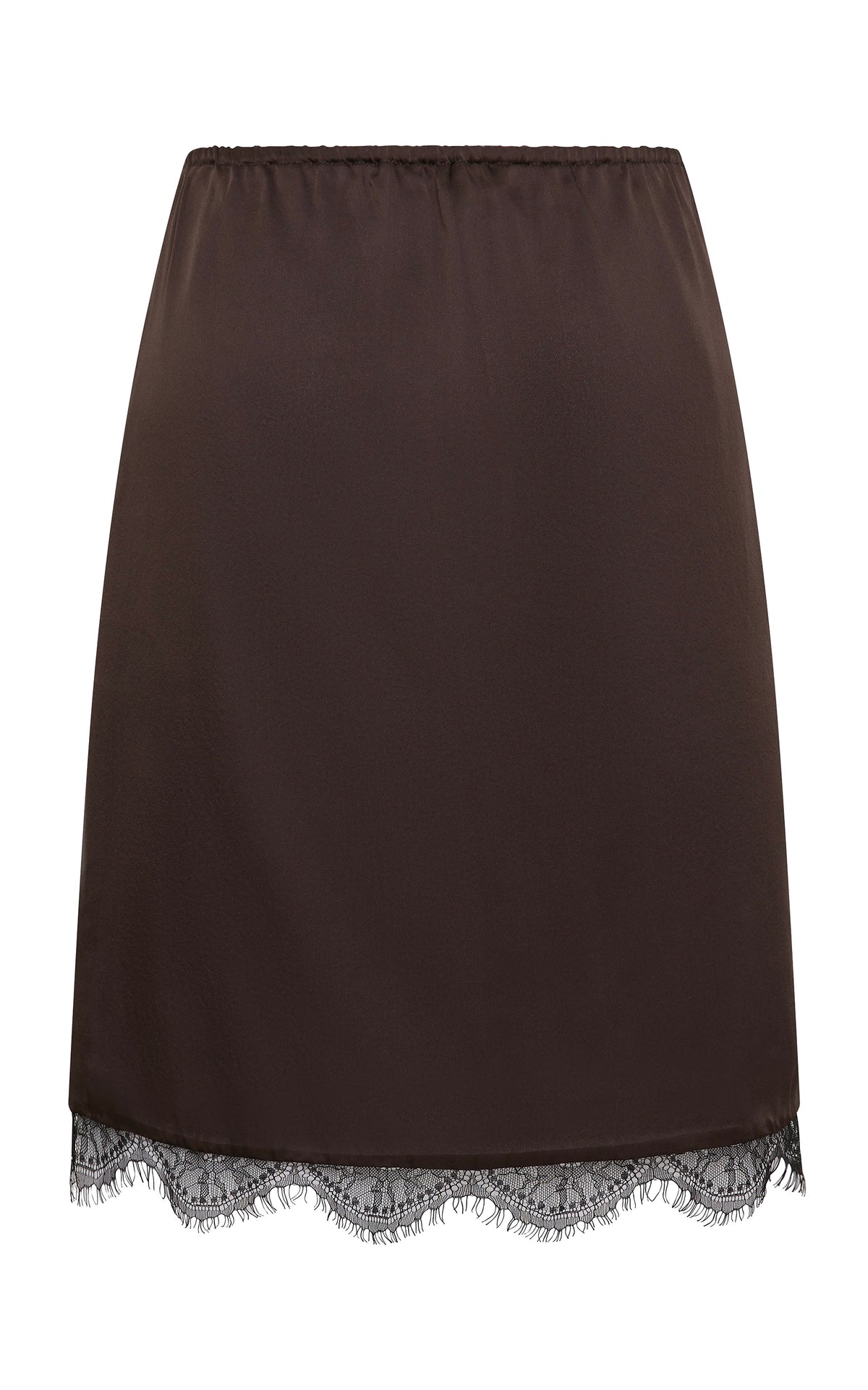 St. Agni - Fine Lace Skirt in Bark