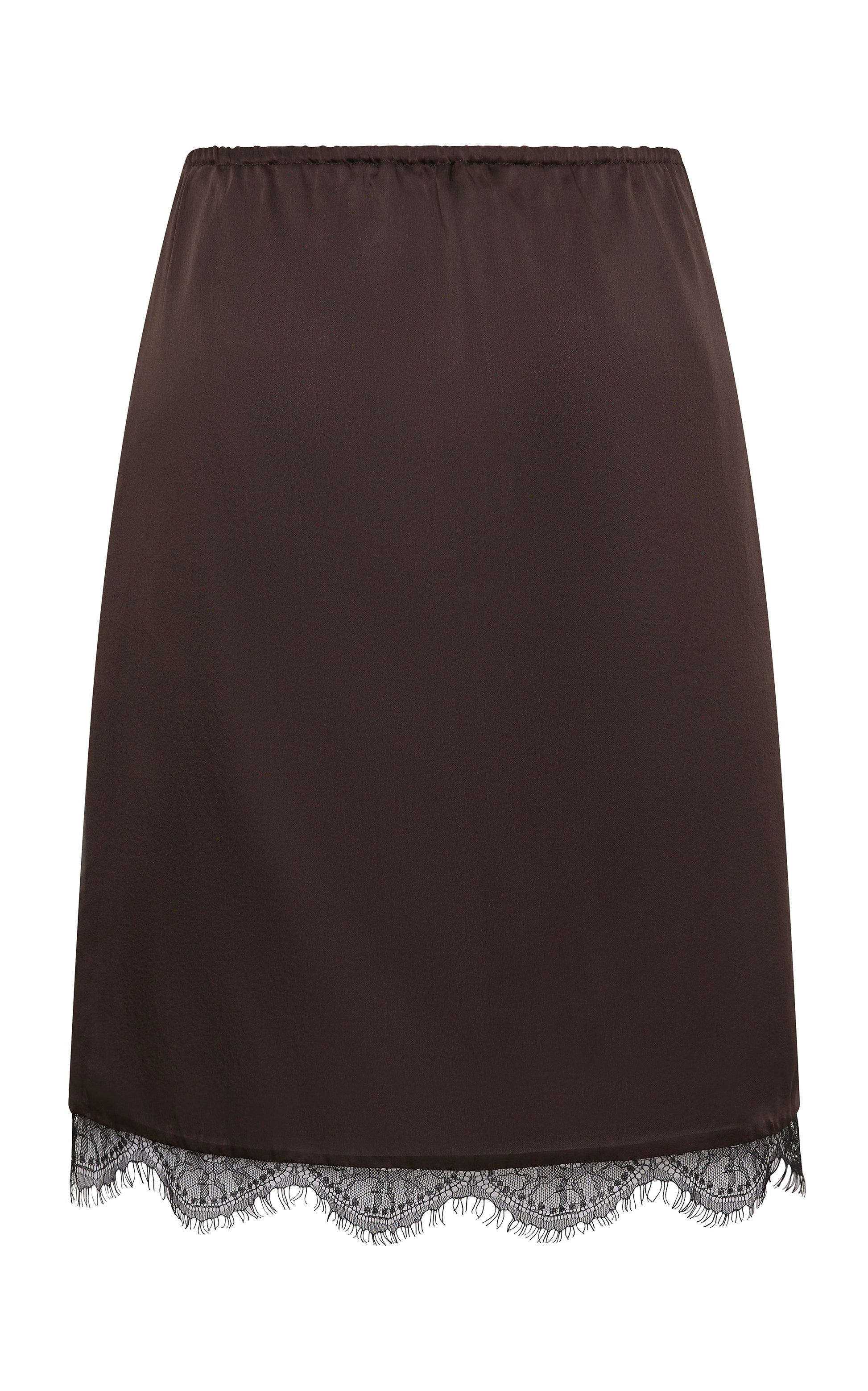 St. Agni - Fine Lace Skirt in Bark