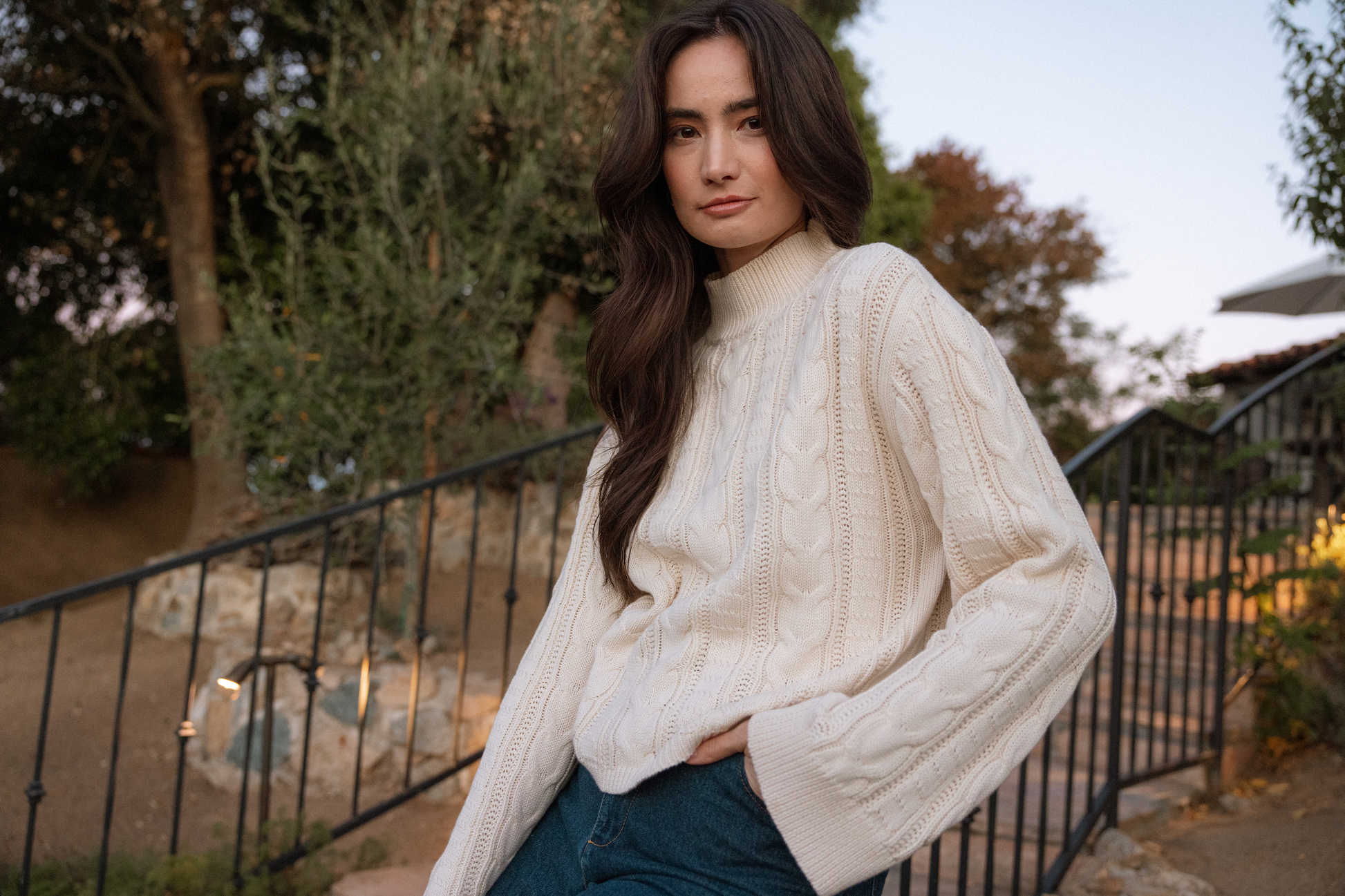 Cleobella Janie Cable Knit Sweater