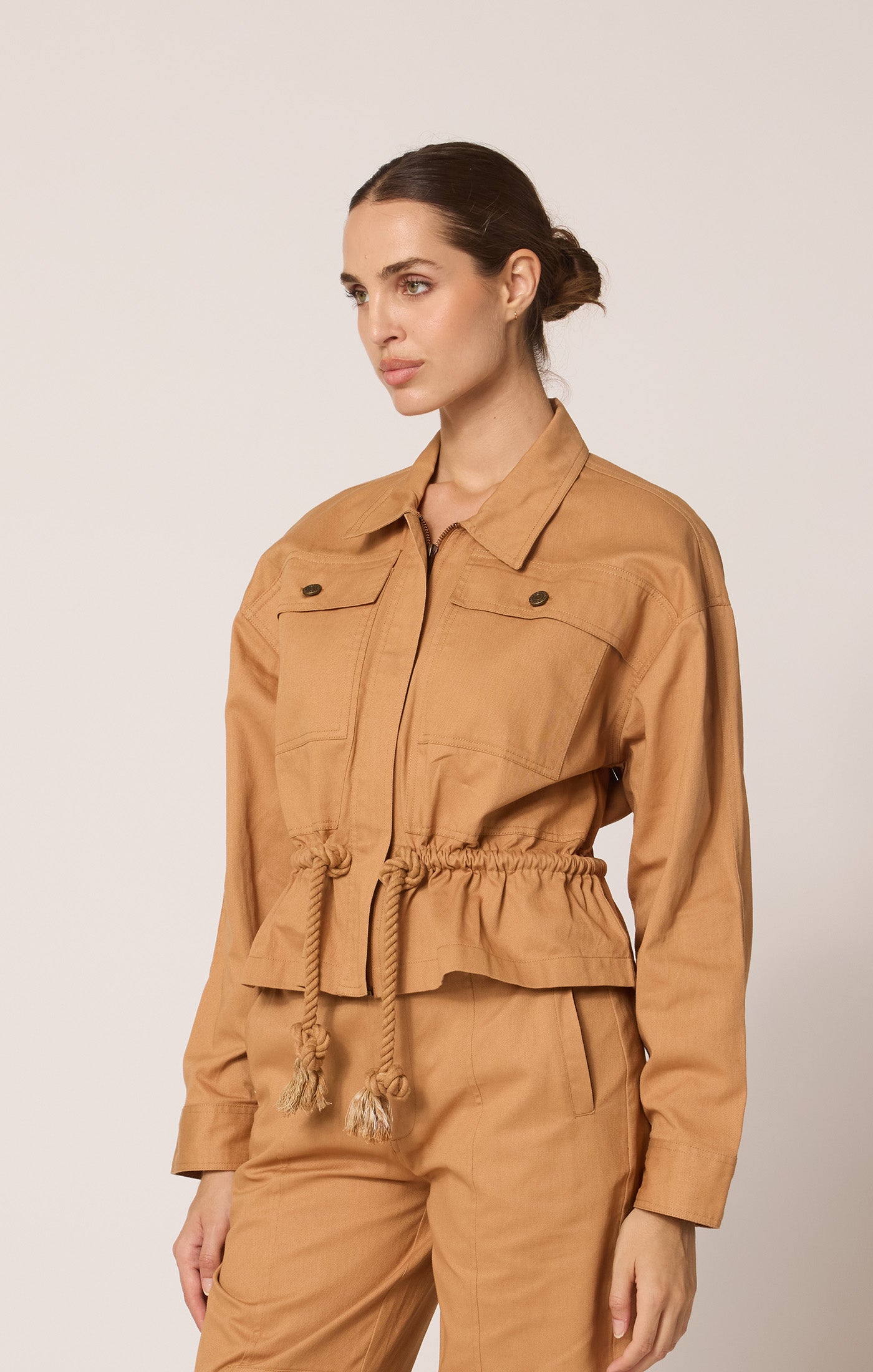 Cleobella Jasper Khaki Jacket - THE INVITE
