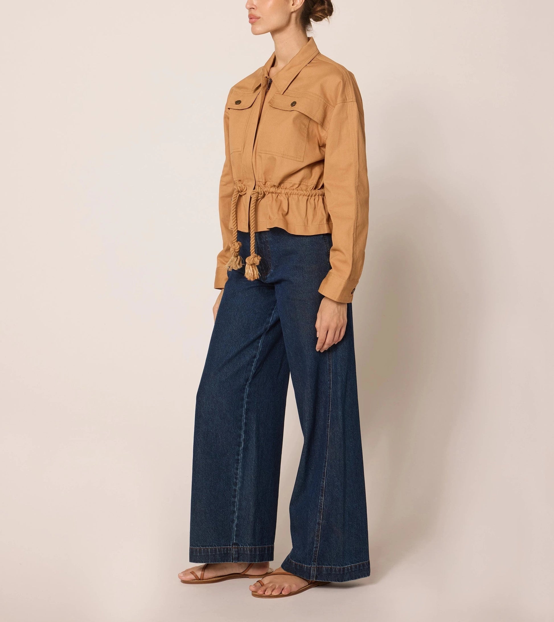 Cleobella Jasper Khaki Jacket - THE INVITE