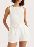Load image into Gallery viewer, Faithfull The Brand Linen Shorts and Top Set for women
