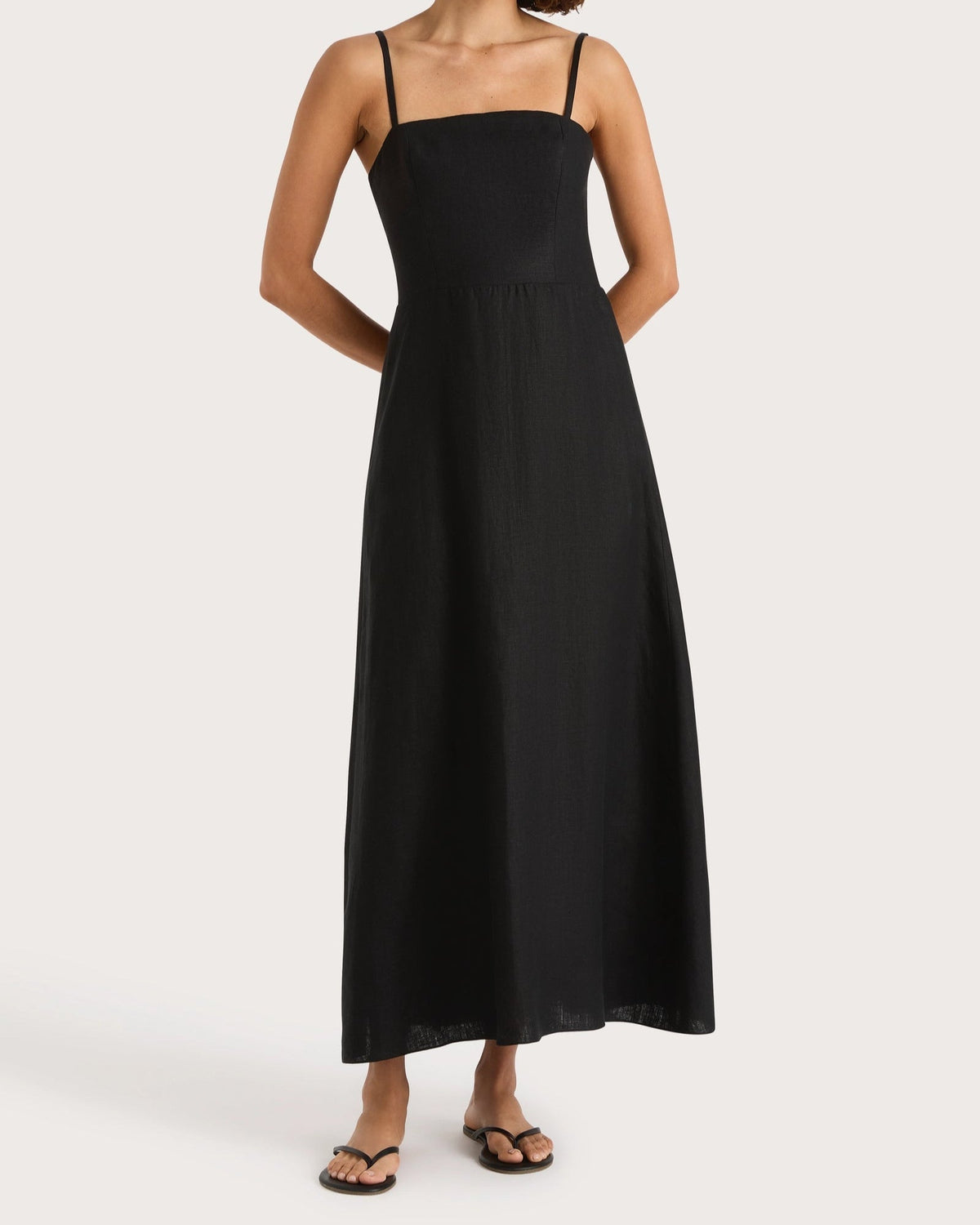 Faithfull The Brand - Valerie Linen Midi Dress - THE INVITE