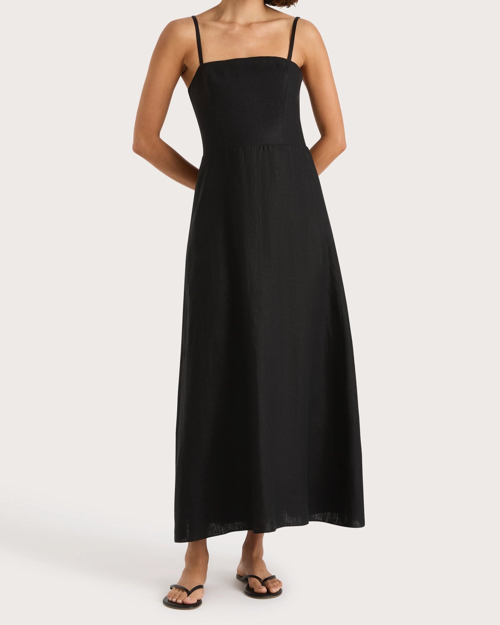 Faithfull The Brand - Valerie Linen Midi Dress - THE INVITE
