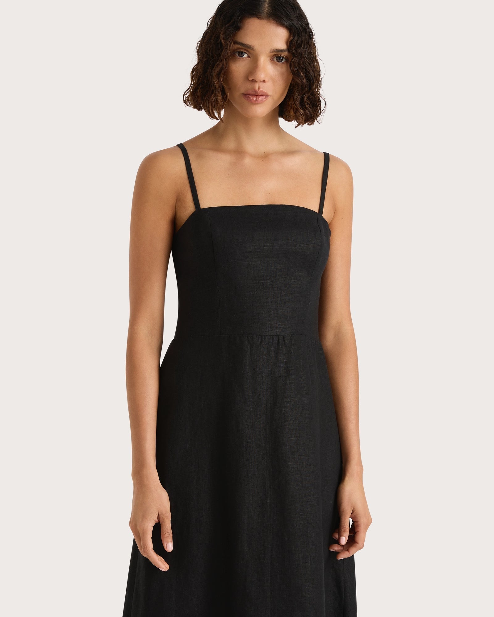 Faithfull The Brand - Valerie Linen Midi Dress - THE INVITE