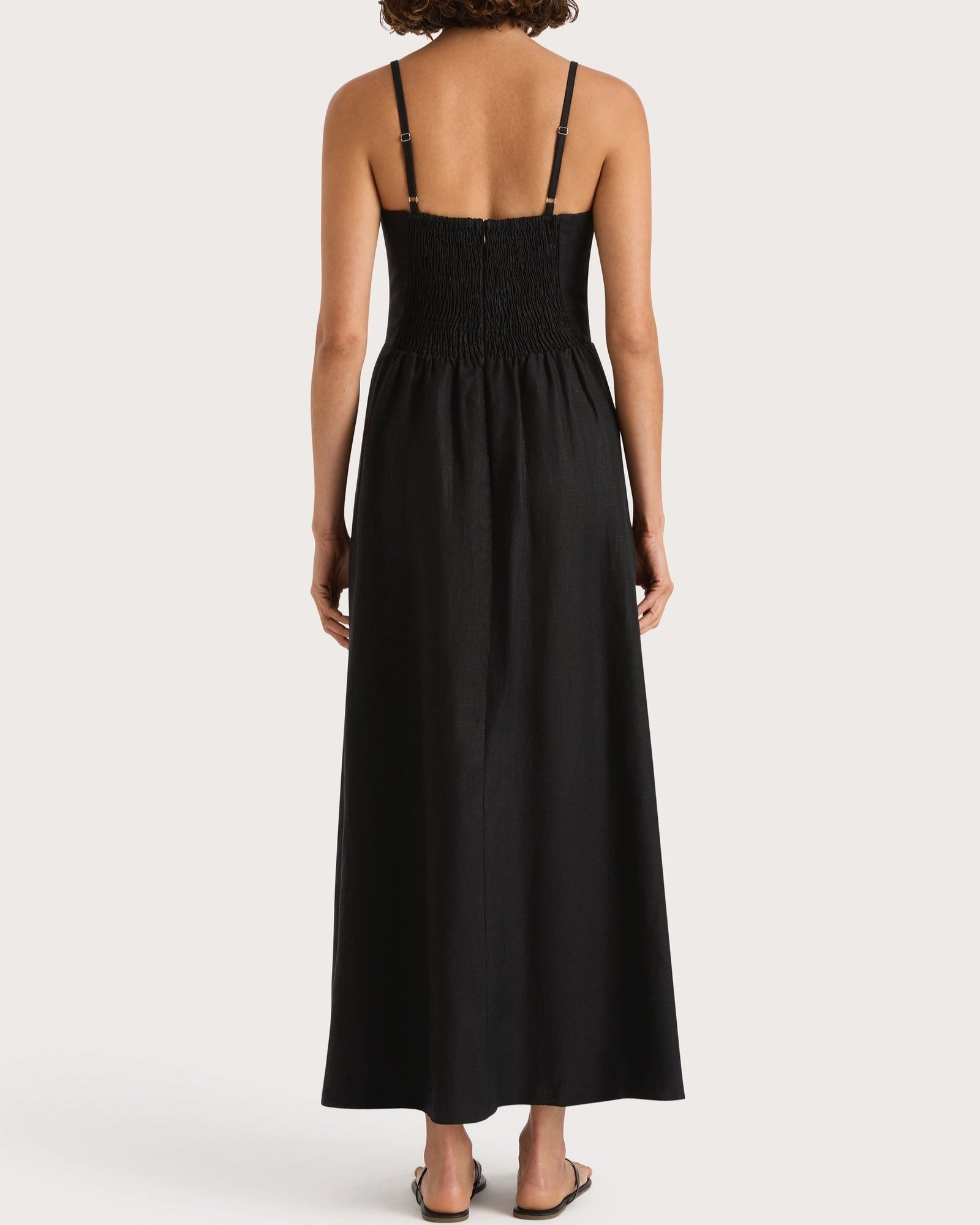 Faithfull The Brand - Valerie Linen Midi Dress - THE INVITE
