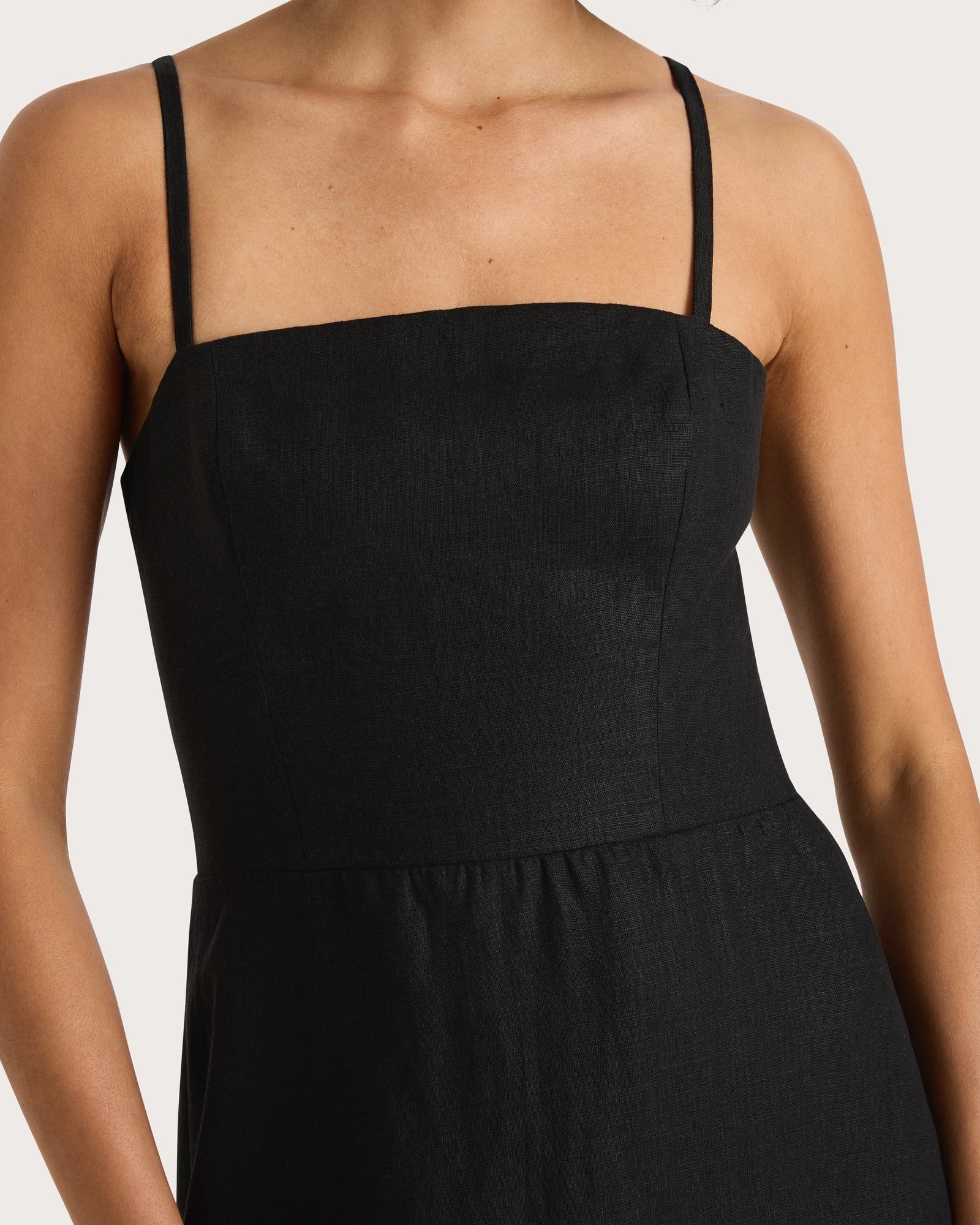 Faithfull The Brand - Valerie Linen Midi Dress - THE INVITE