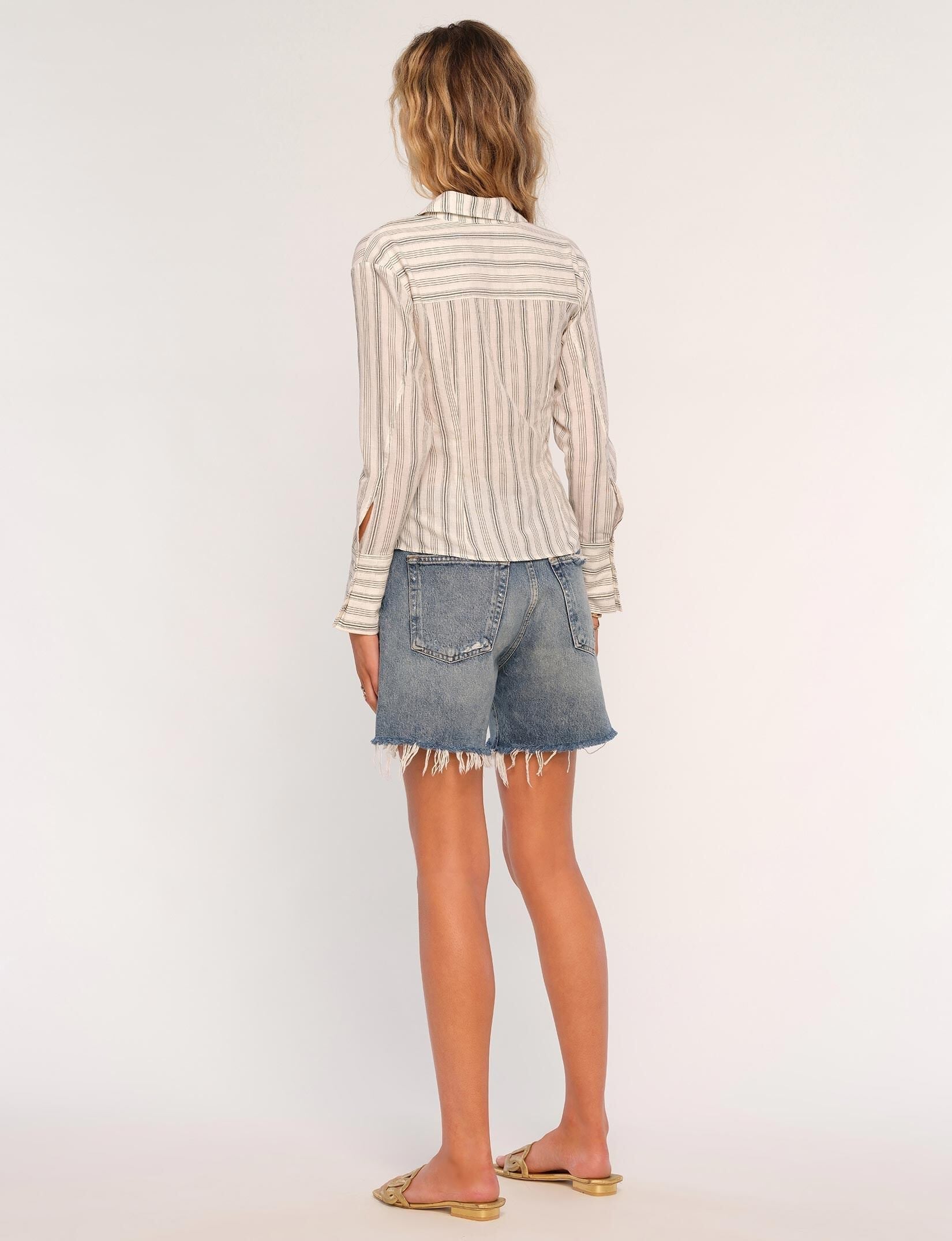 Heartloom Elene Button - down Asymmetrical shirt - THE INVITE