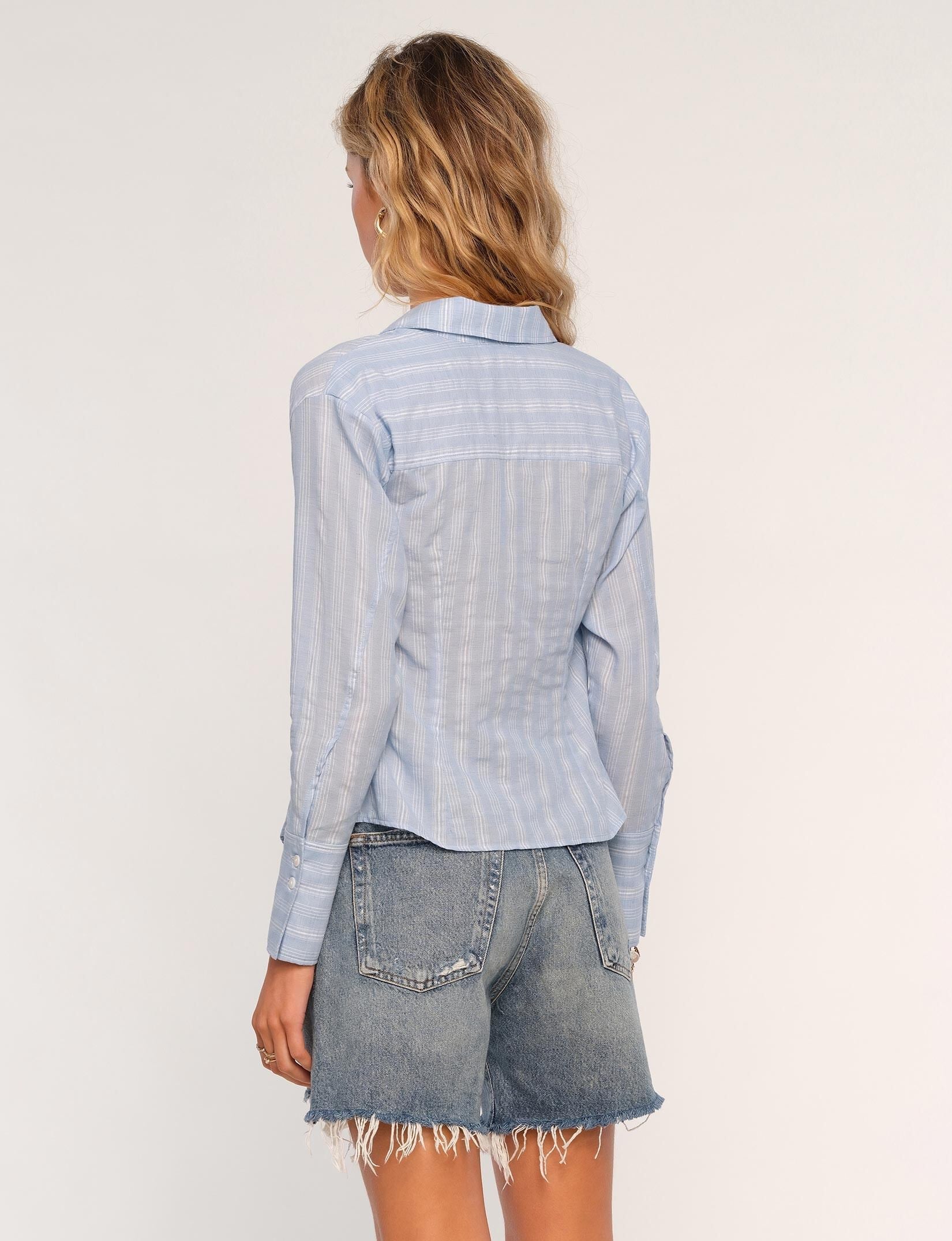Heartloom Elene Button - down Asymmetrical shirt - THE INVITE