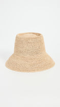 Load image into Gallery viewer, Janessa Leone Felix raffia bucket hat – short brim summer hat
