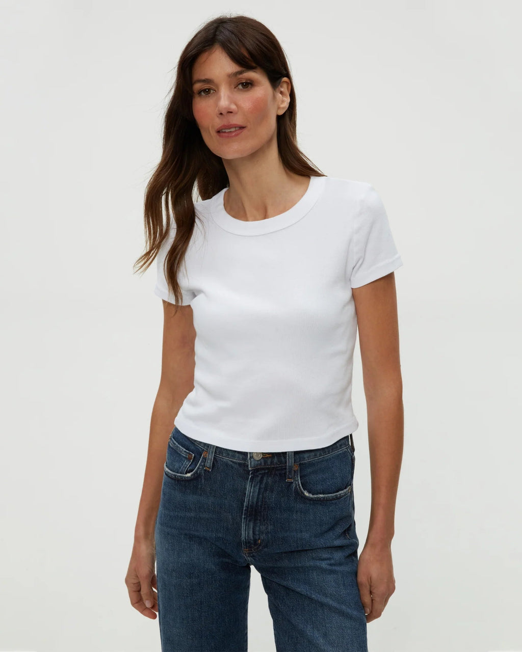 Michael Stars Mimi Cropped Tee - THE INVITE