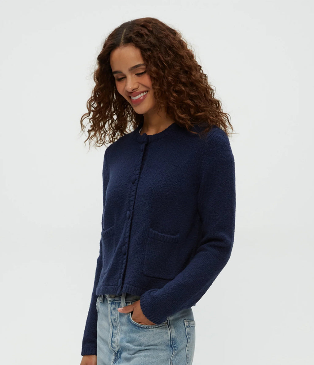 Michael Stars Opaline Cardigan - Navy - THE INVITE