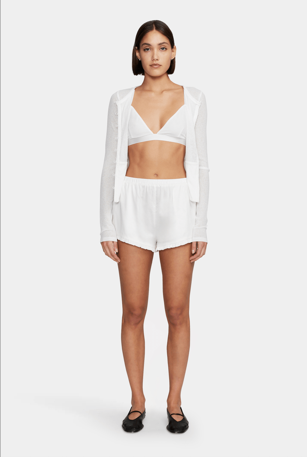 Ownley Cindy Cardigan - White - THE INVITE