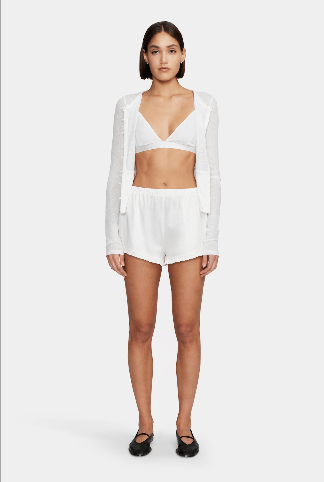 Ownley Cindy Cardigan - White - THE INVITE