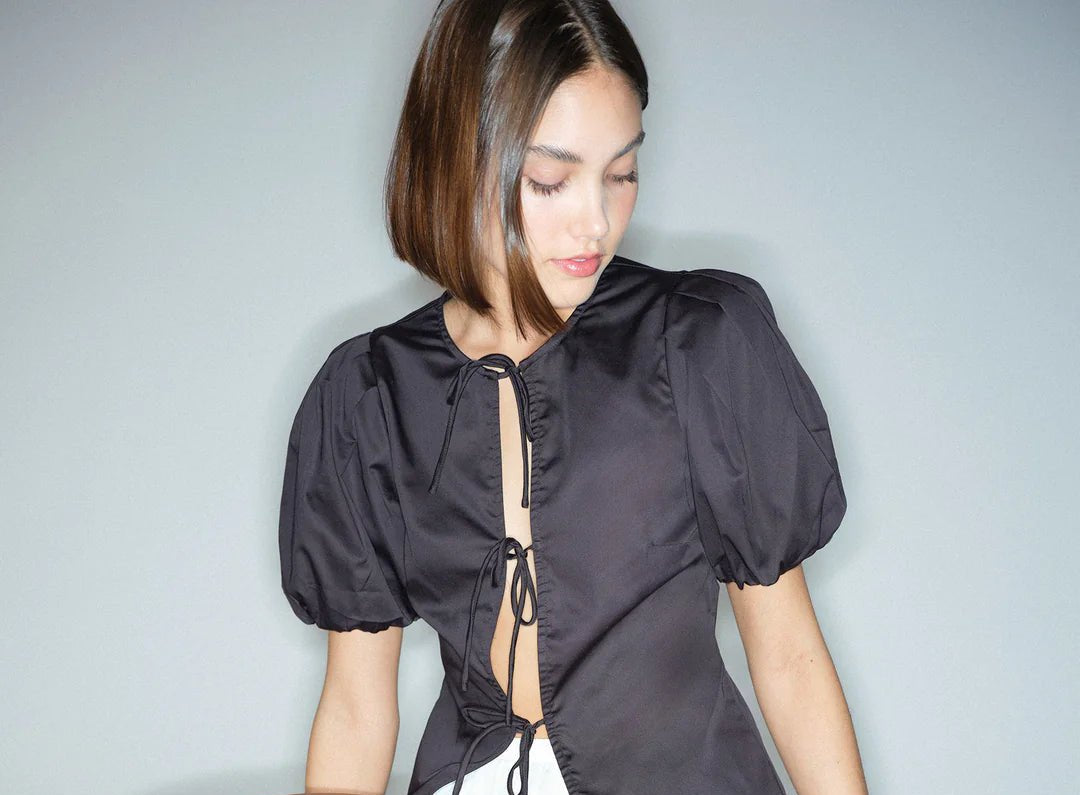 Ownley Marielle Blouse - Black - THE INVITE