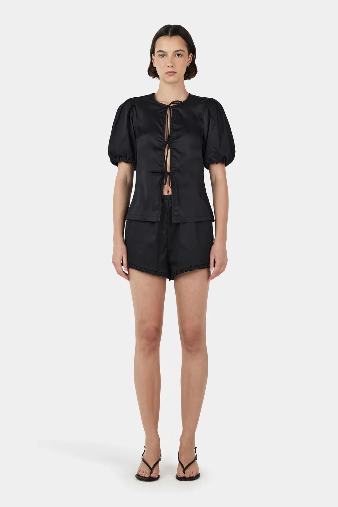 Ownley Marielle Blouse - Black - THE INVITE