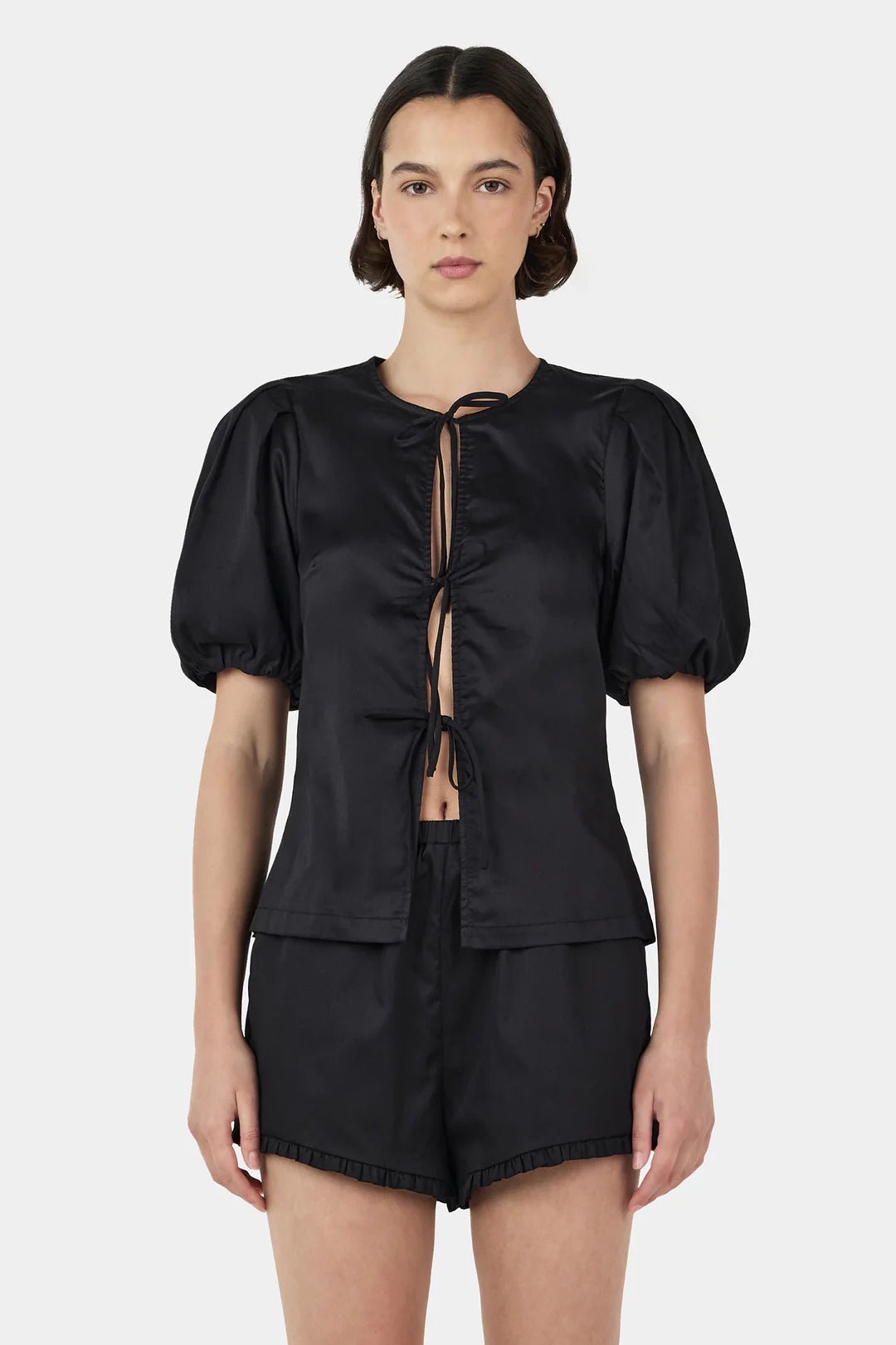 Ownley Marielle Blouse - Black - THE INVITE