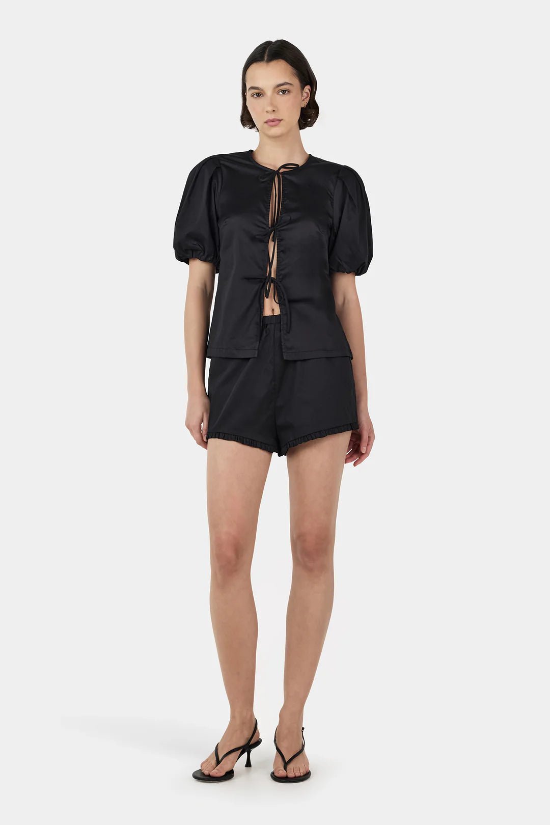 Ownley Marielle Blouse - Black - THE INVITE