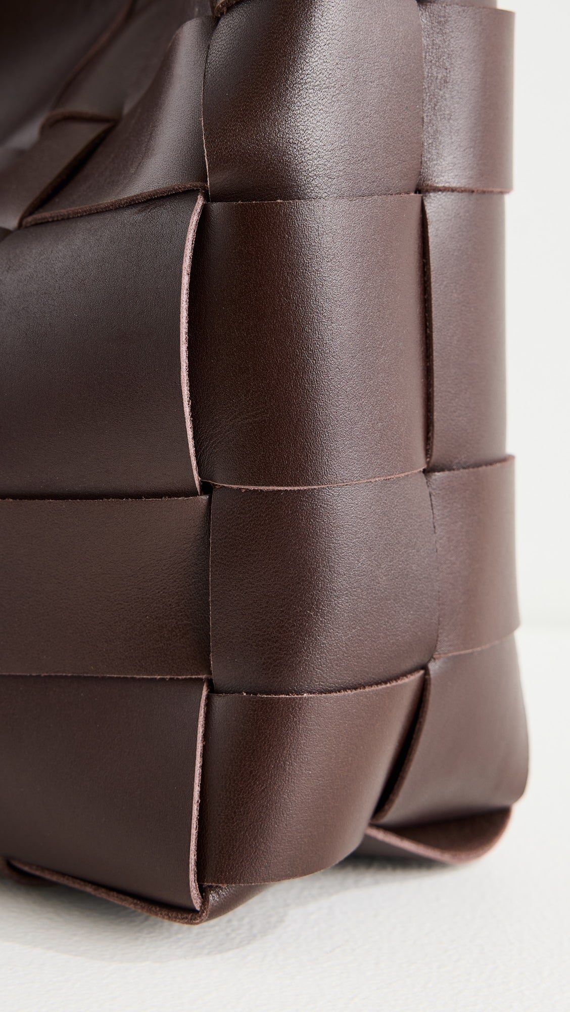 Woven Mini Tote - Chocolate
