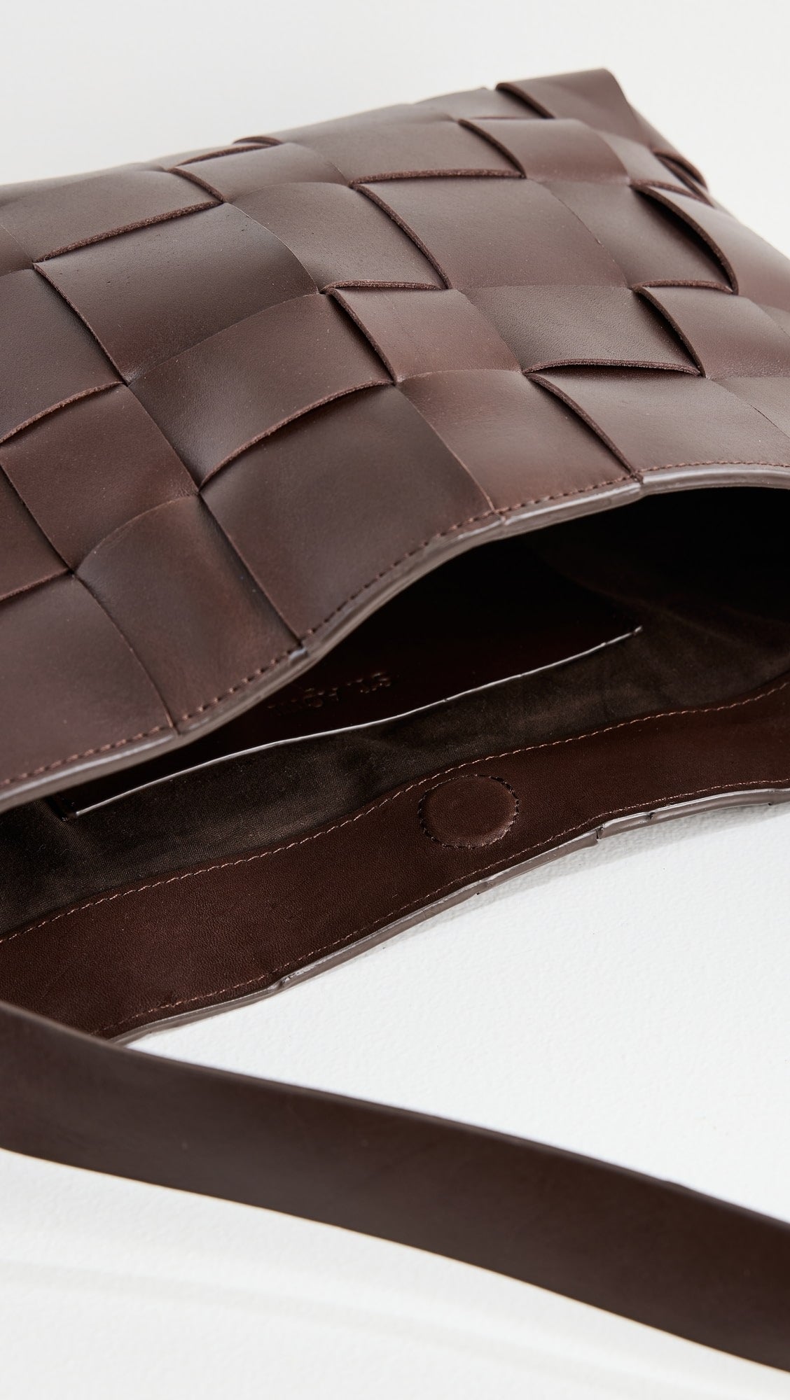Woven Mini Tote - Chocolate