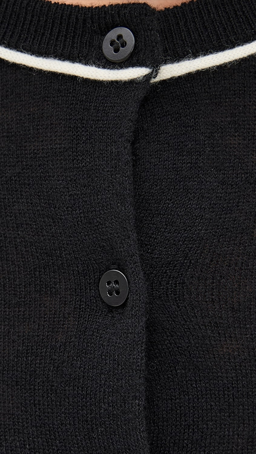 St. Agni Wool Fine Line Cardigan